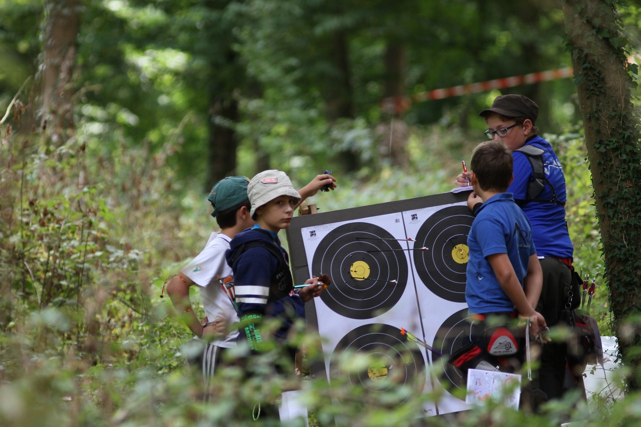 Championnat de France jeunes - Tir Campagne<BR>10 - 11 Juillet 2014 à Château-Arnoux-Saint-Auban. 